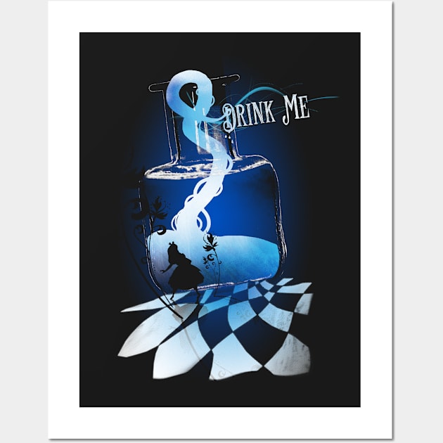 Alice - Drink me Wall Art by Magdalen